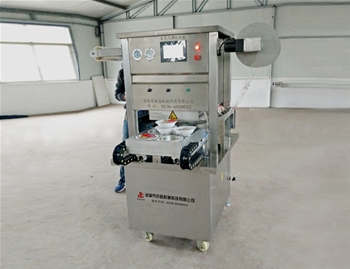 盒式氣調真空包裝機客戶使用現場